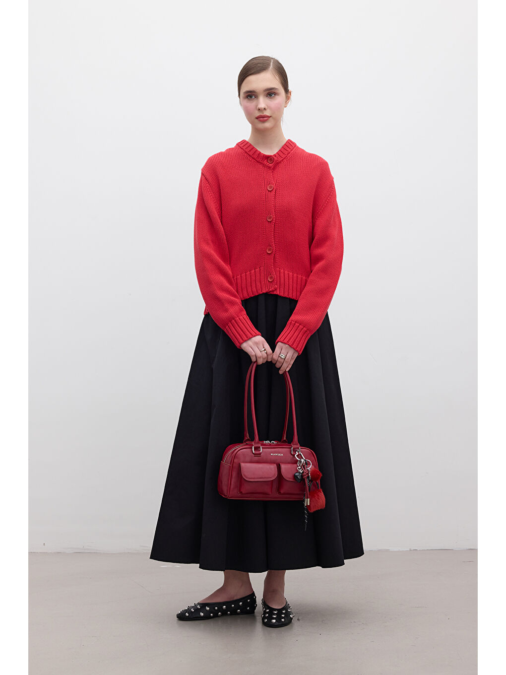 Cepli Retro Çanta Bordo-3