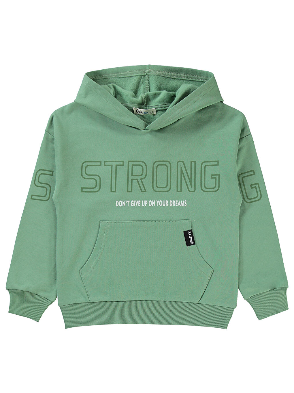 Boys Erkek Çocuk Sweatshirt 10-13 Yaş Çağla Yeşili