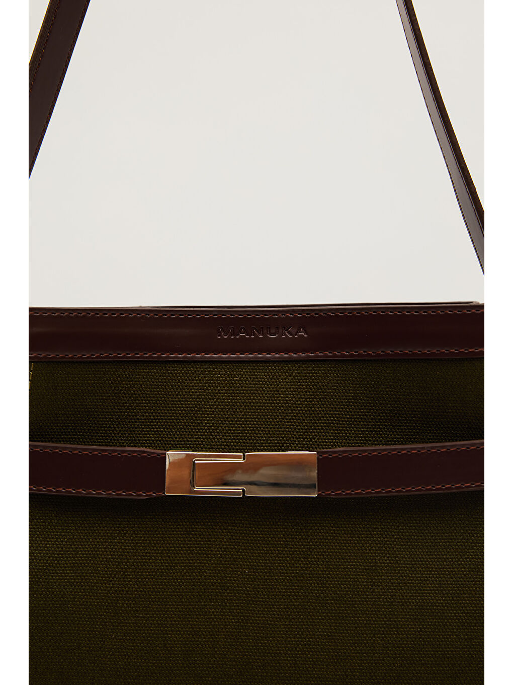 Mılo Kanvas Baget Çanta Haki-4