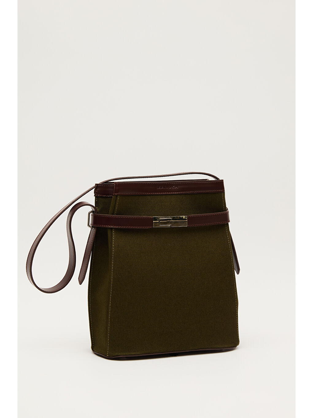 Mılo Kanvas Baget Çanta Haki-6