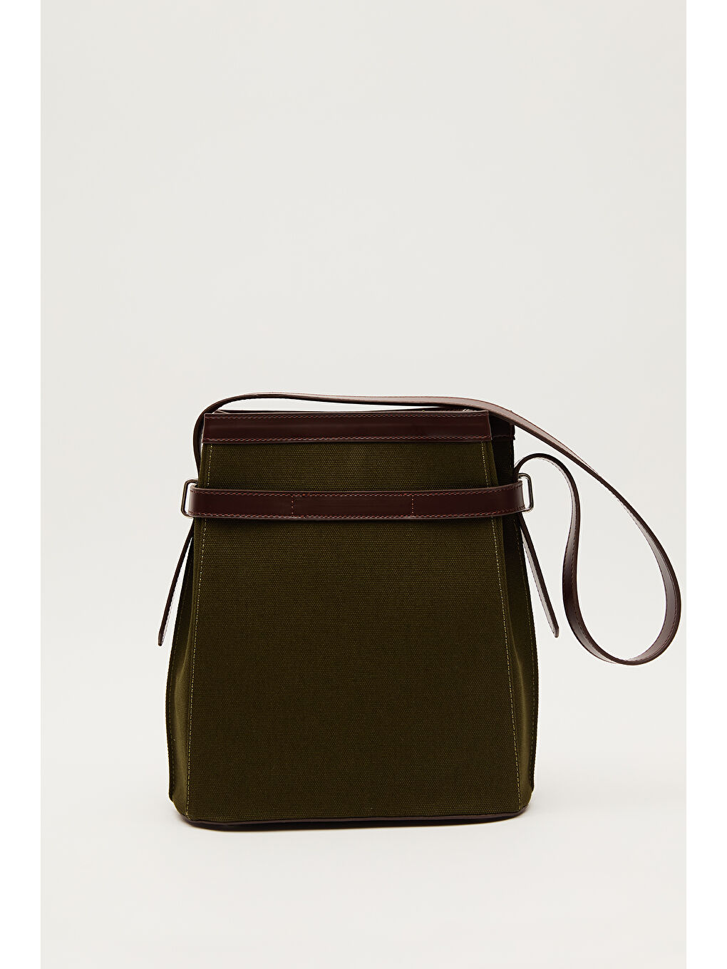 Mılo Kanvas Baget Çanta Haki-7