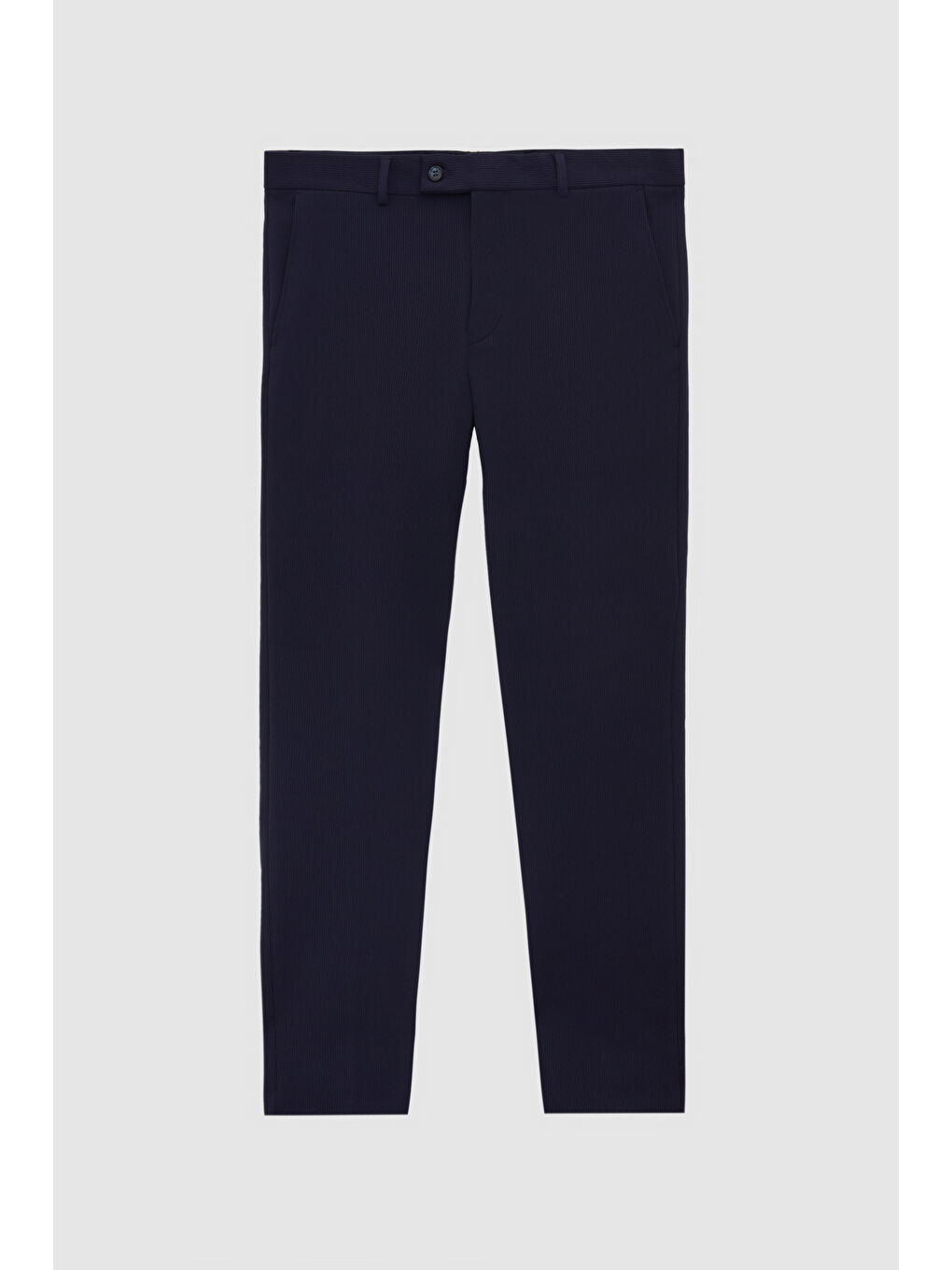 Slim Fit Lacivert Fitilli Örme Takim Elbise-5