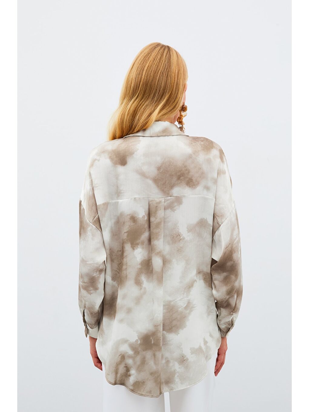 Salaş Uzun Gömlek - Haki-6