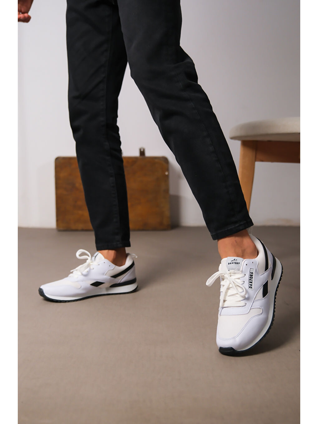 Beyaz D0061 Günlük Ortopedik Unisex Sneaker Spor Ayakkabı-1