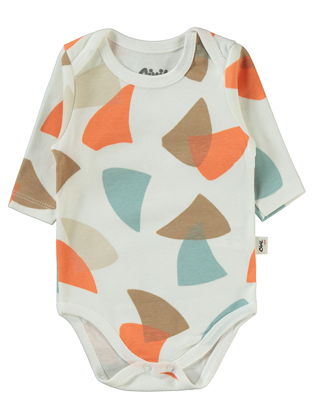 Turuncu Baby Erkek Bebek 2'li Çıtçıtlı Badi 3-18 Ay Oranj-3