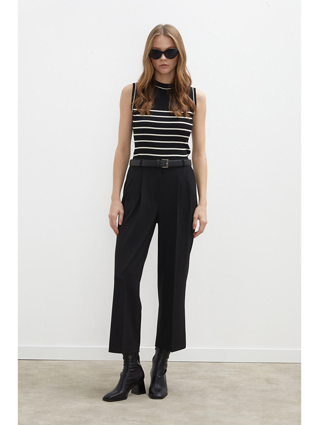 Premium Pileli Pantolon Siyah-5