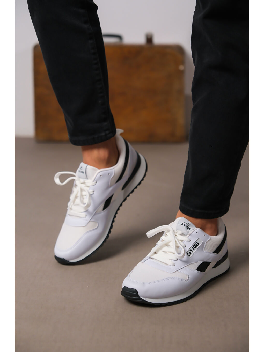 Beyaz D0061 Günlük Ortopedik Unisex Sneaker Spor Ayakkabı-7