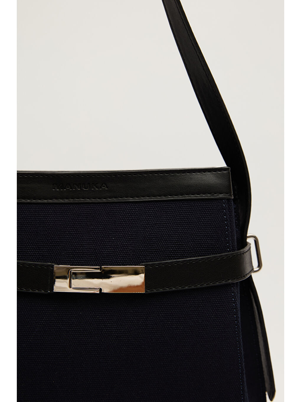 Mılo Kanvas Baget Çanta Lacivert-6