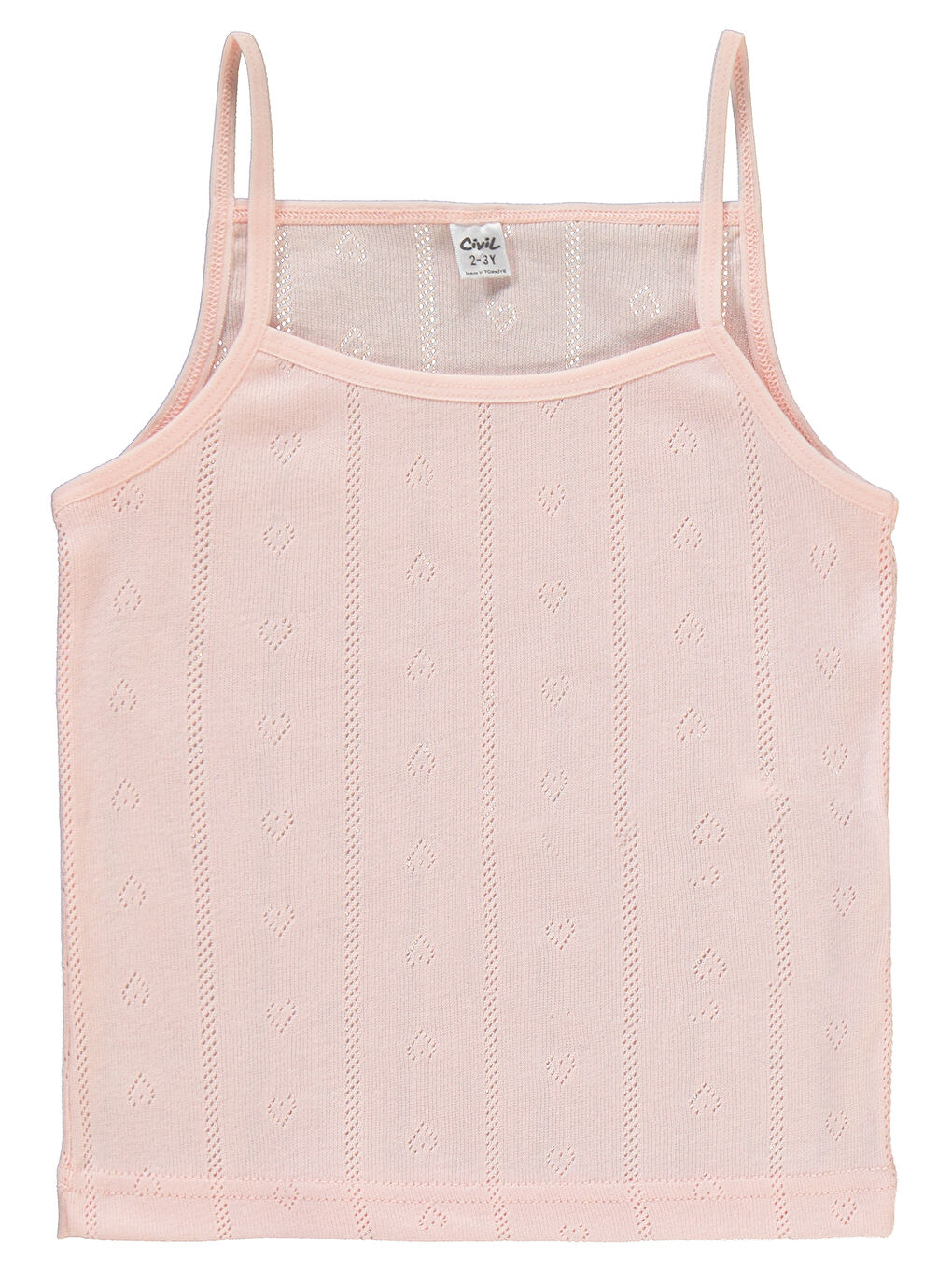 Lila Girls Kız Çocuk 2'li Atlet 2-10 Yaş Ekru-Somon-1