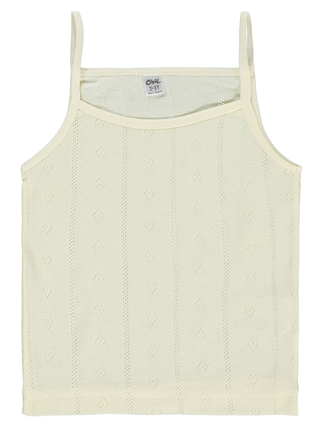 Lila Girls Kız Çocuk 2'li Atlet 2-10 Yaş Ekru-Somon-2