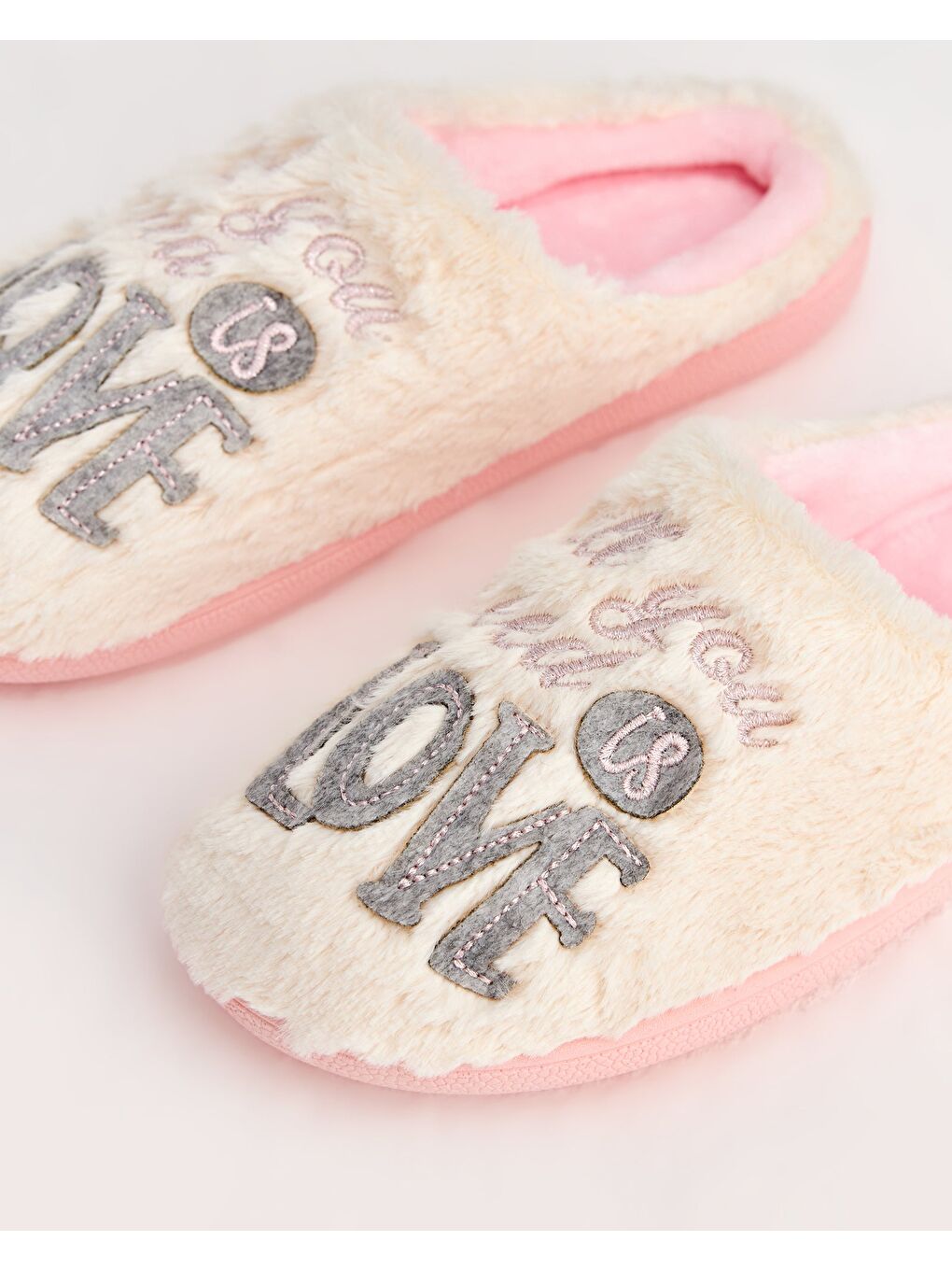 Lila LOVES\SWEET-Kadın Ev Terliği-5