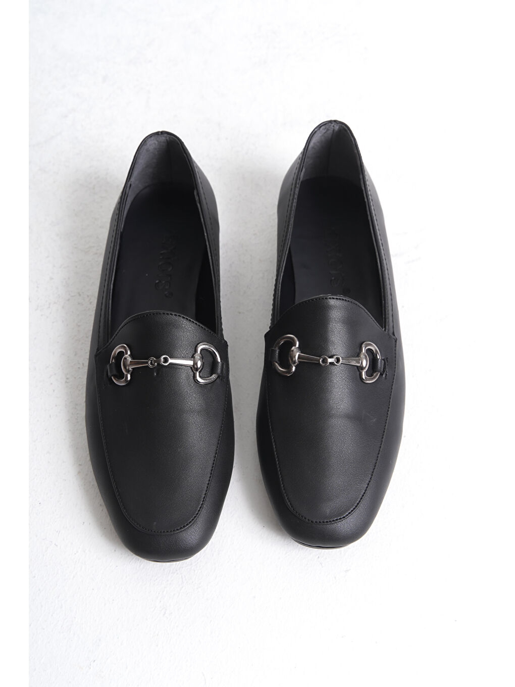 Siyah D551 Günlük Ortopedik Kadın Babet Ayakkabı-1