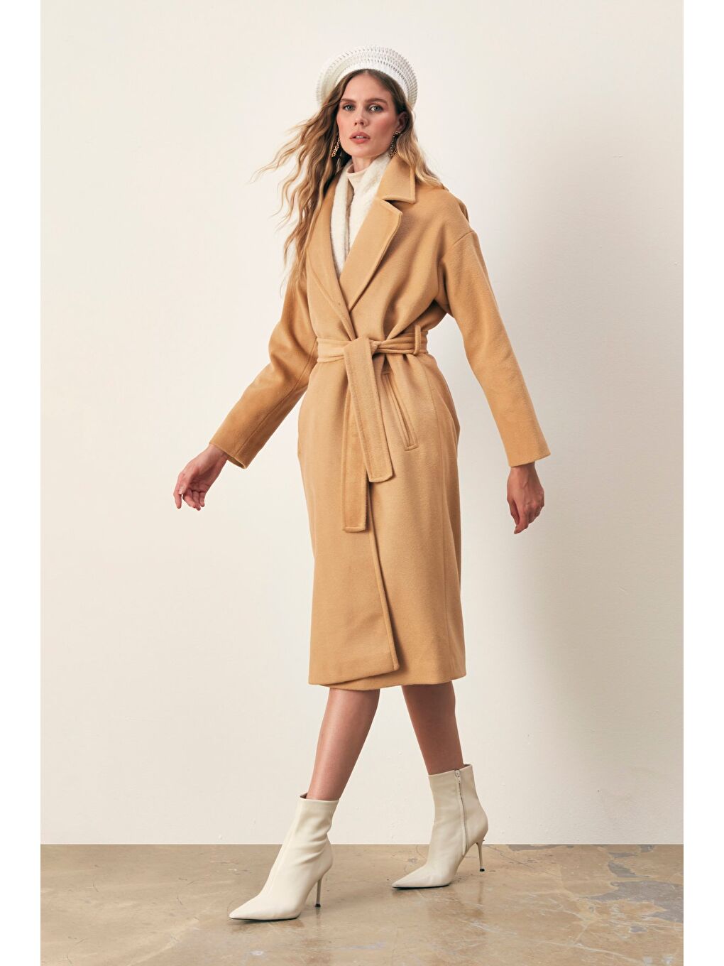 Kahverengi Kuşaklı Salaş Kaban - Camel-3