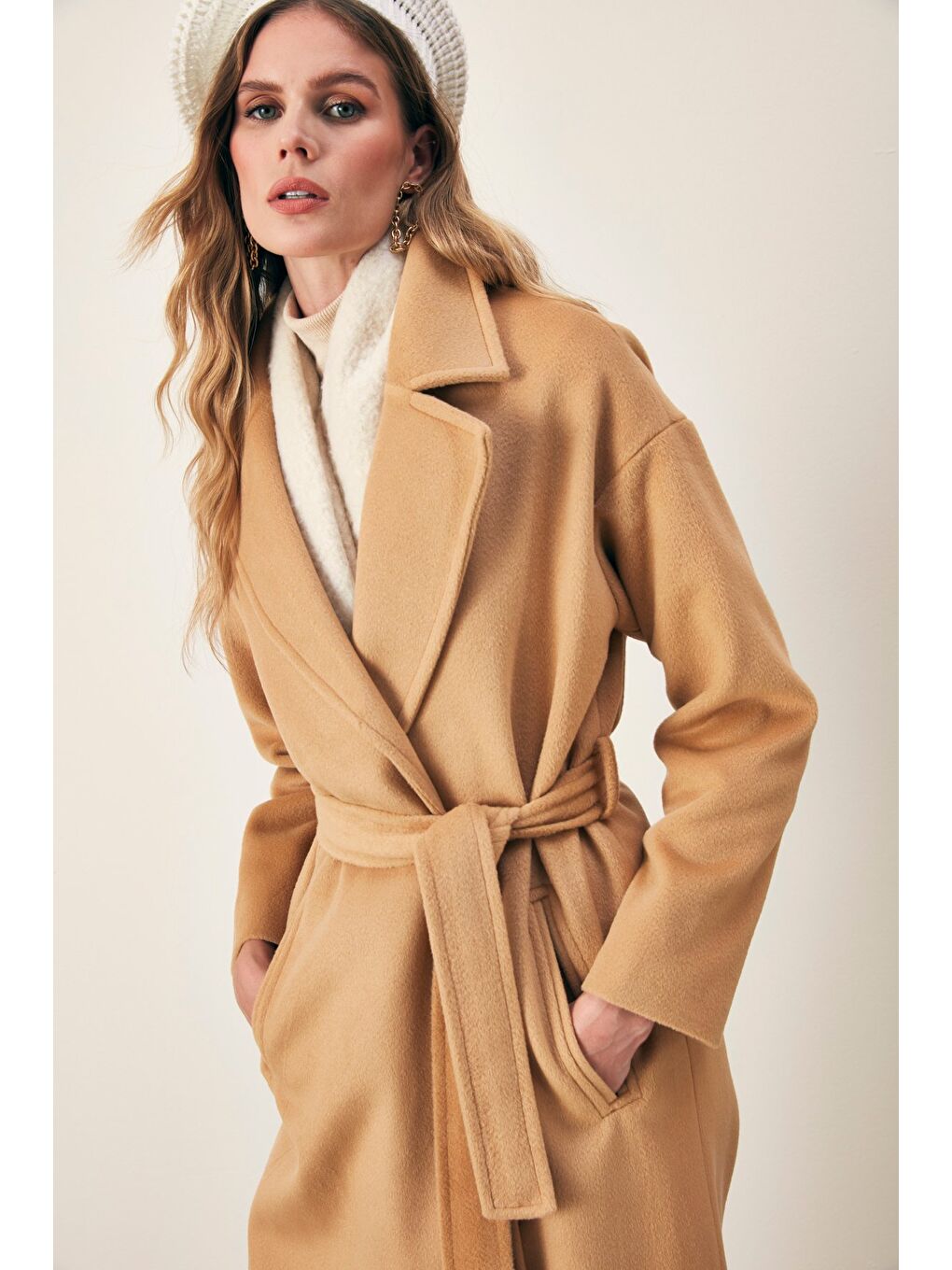 Kahverengi Kuşaklı Salaş Kaban - Camel-5