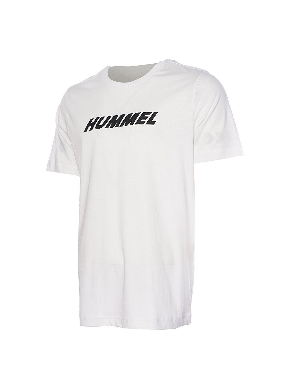 Hummel Elemental Logo Pamuk Erkek Beyaz Yuvarlak Yaka Tişört - 3