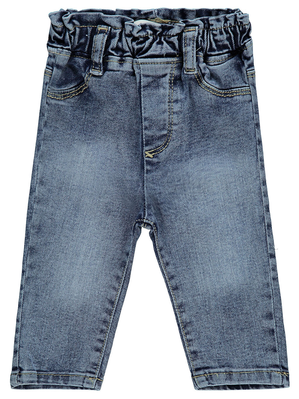 Baby Kız Bebek Pantolon 6-18 Ay Açık Mavi-2