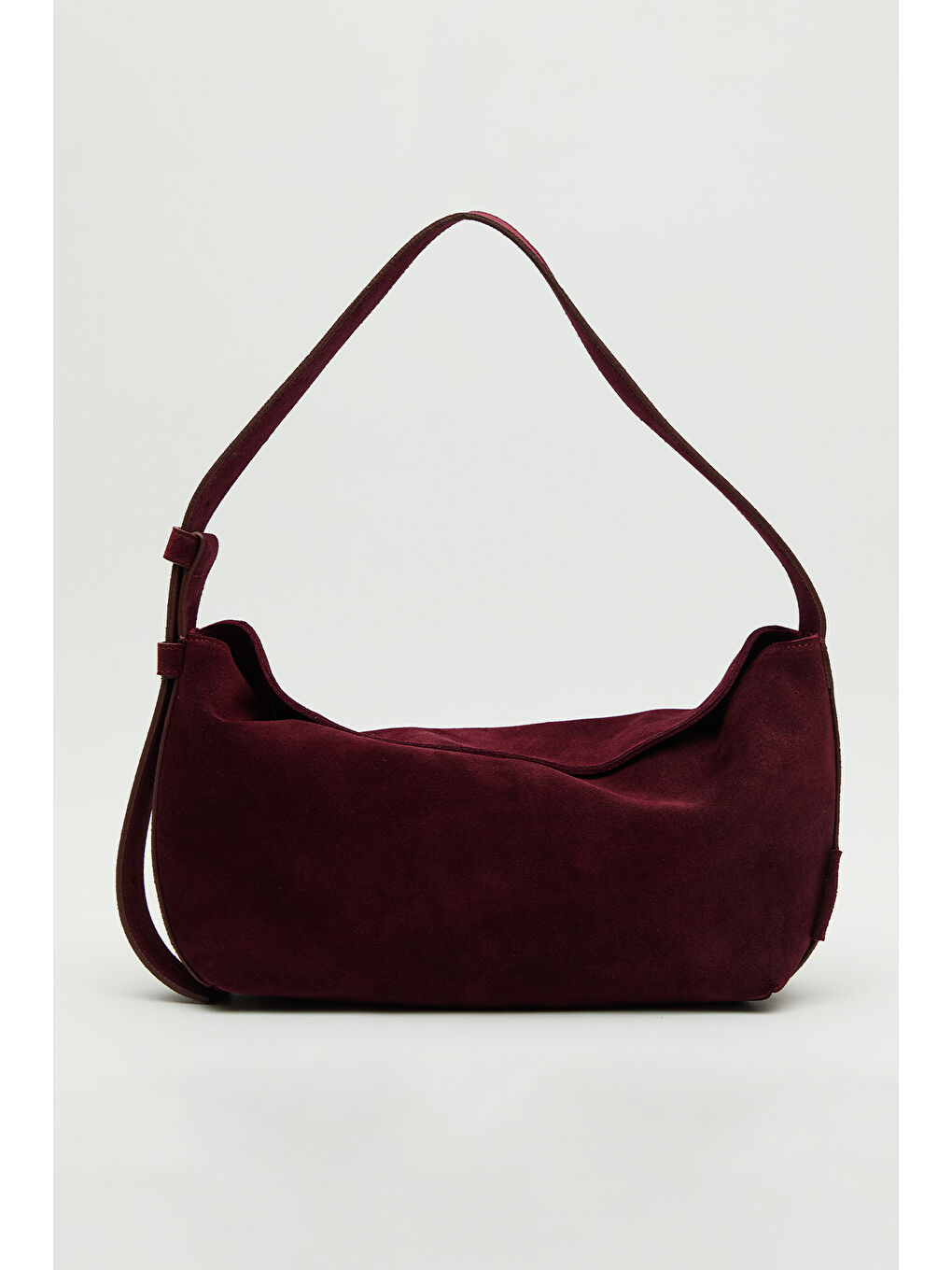 Ari Süet Omuz Çantası Bordo-4