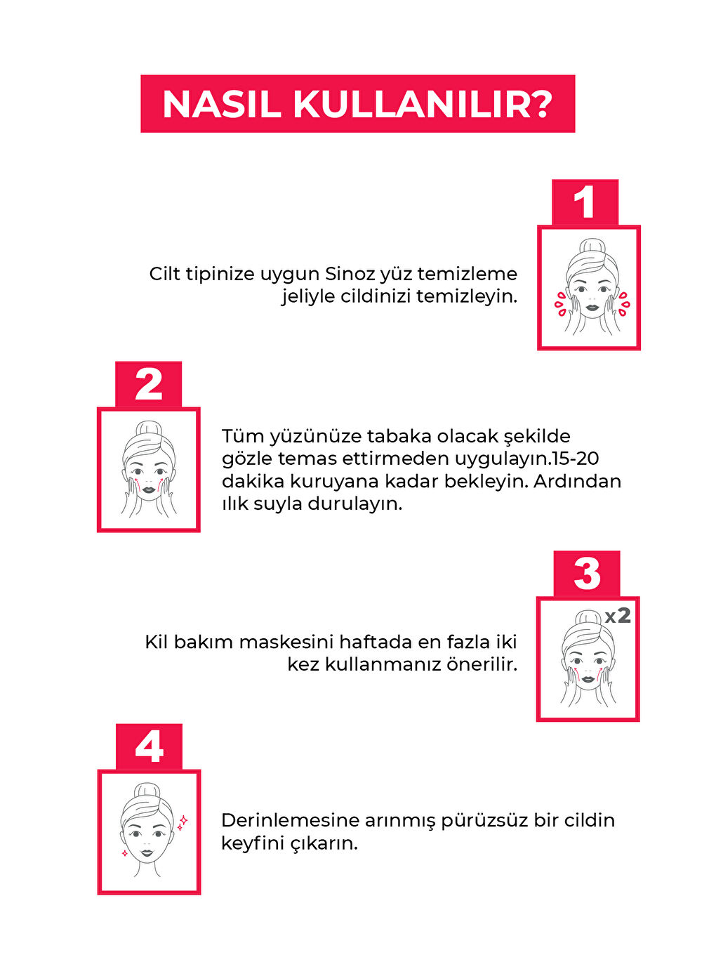 Akne ve Siyah Nokta Karşıtı Arındırıcı Yüz Bakım Kil Maskesi 50 ml Tüm Ciltler için-3