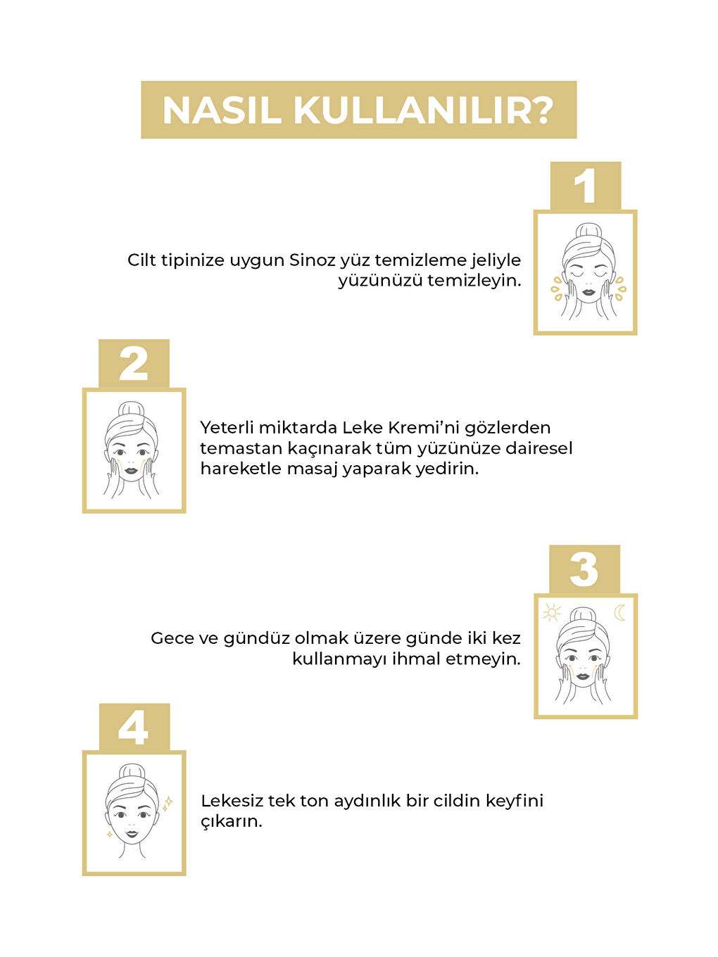 Sinoz Leke Kremi (VİTAMİN C 3% NİACİNAMİDE 2%) 40 ml - 3