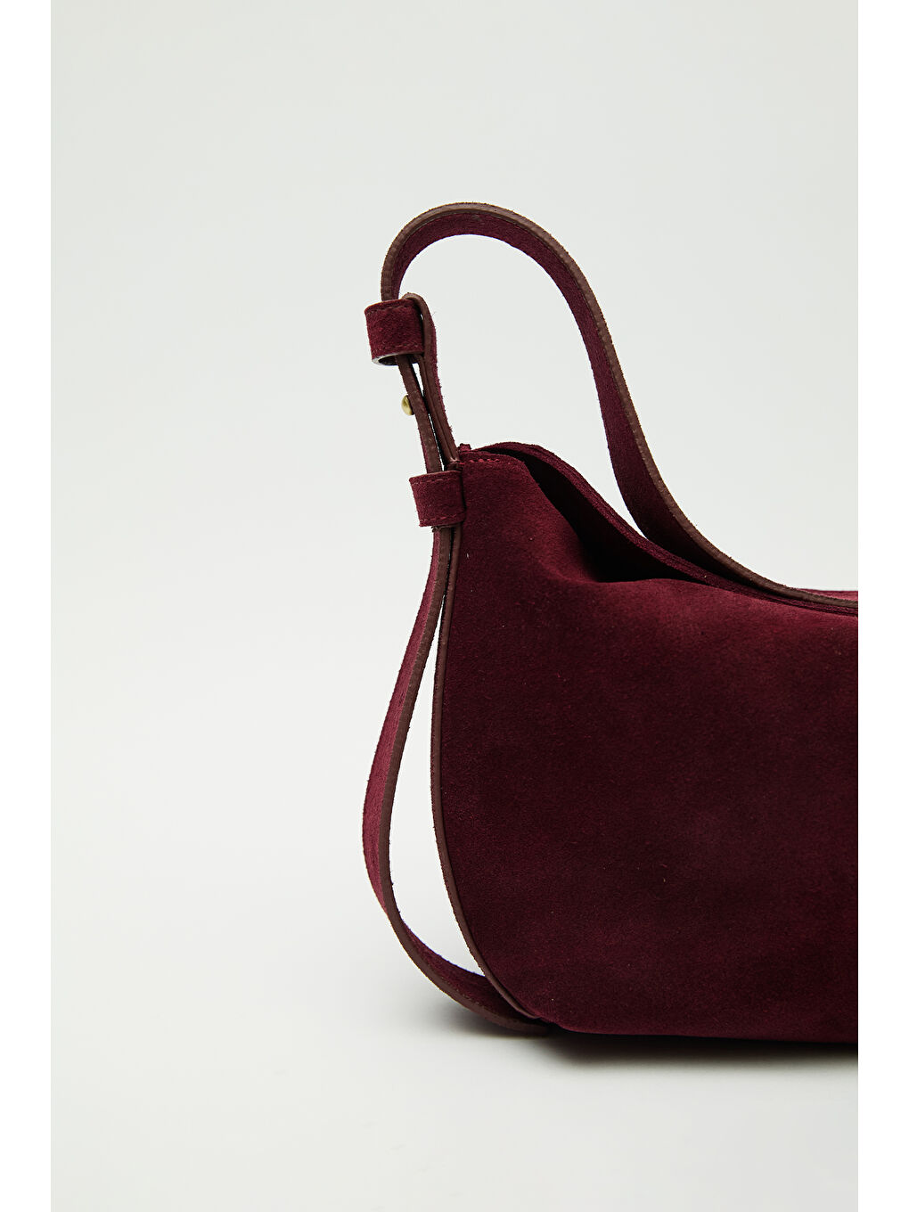 Ari Süet Omuz Çantası Bordo-7