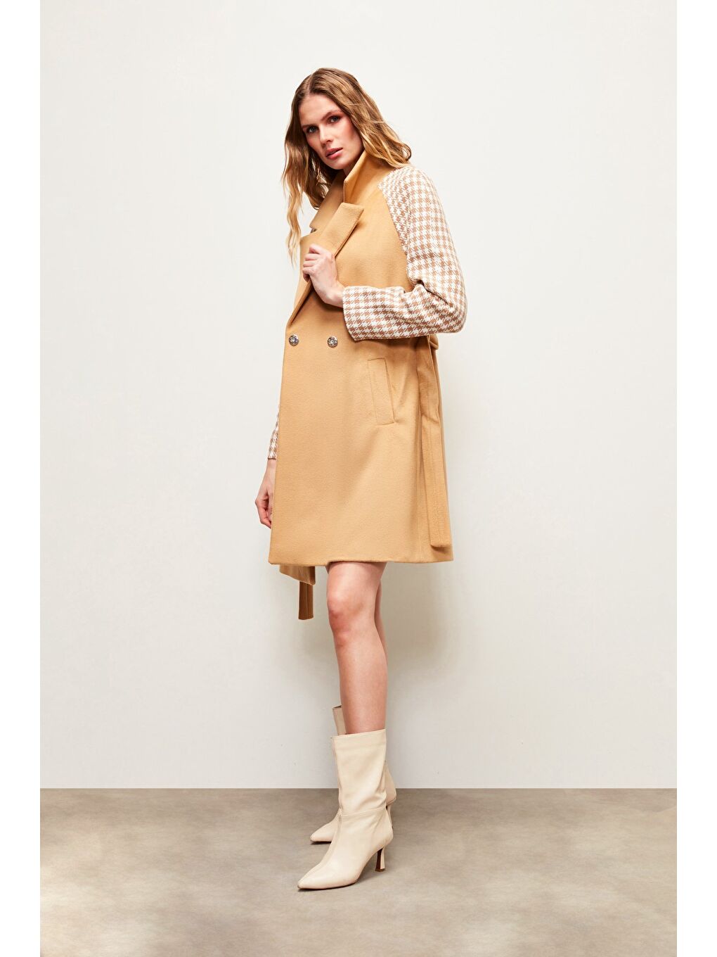 Kahverengi Kazayağı Kuşaklı Kaban - Camel-4