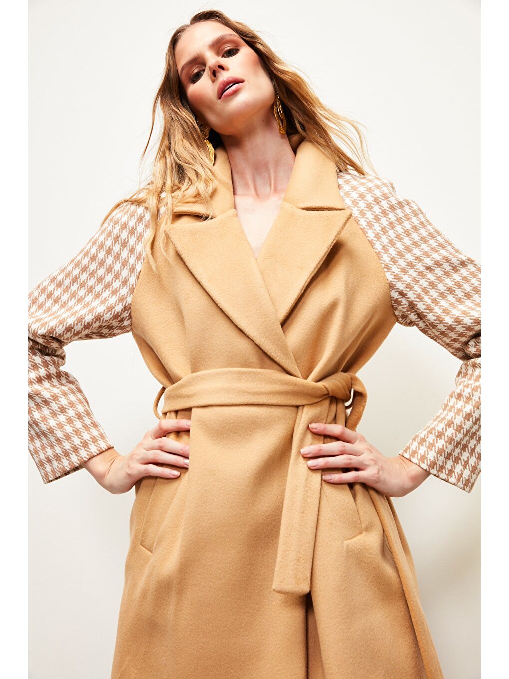 Kahverengi Kazayağı Kuşaklı Kaban - Camel-5