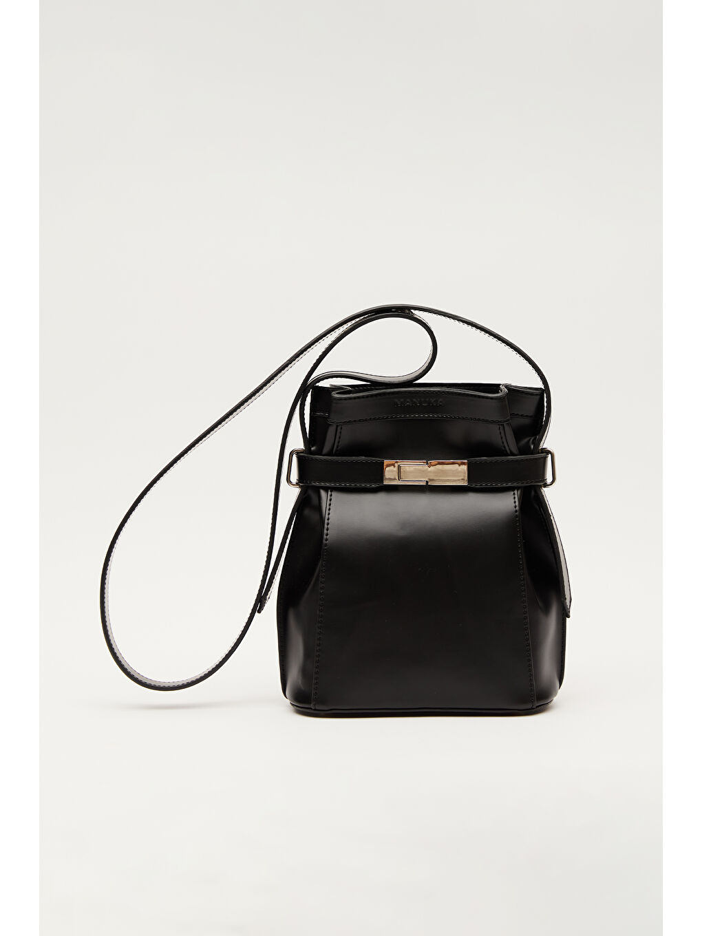 Mılo Deri Baget Çanta Siyah-2