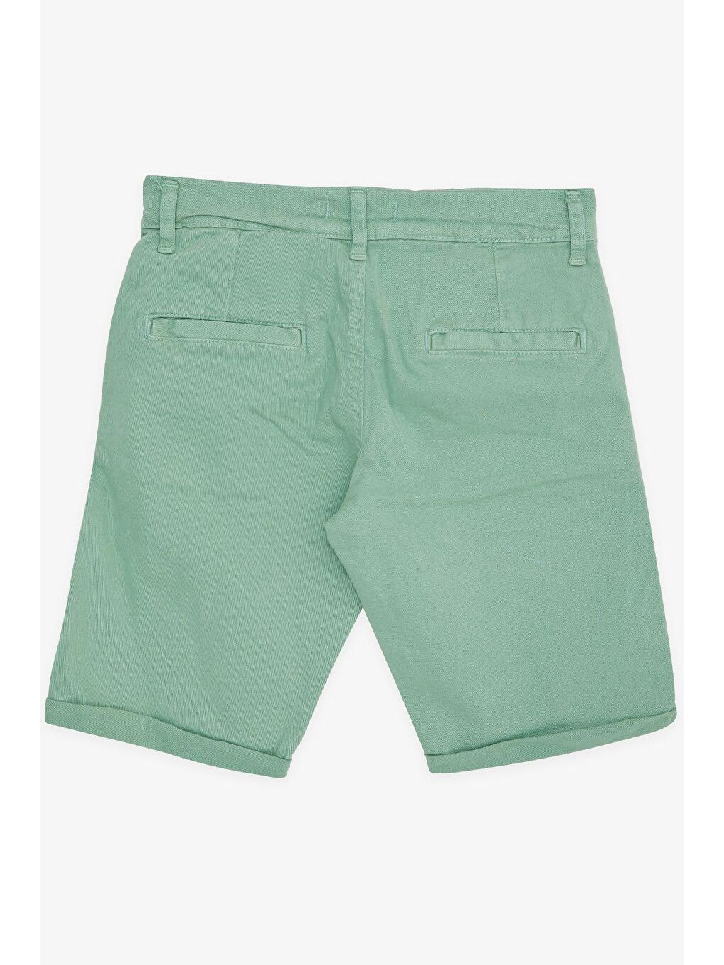 Erkek Çocuk Kapri Cepli Düğmeli Mint Yeşili (9-12 Yaş)-1