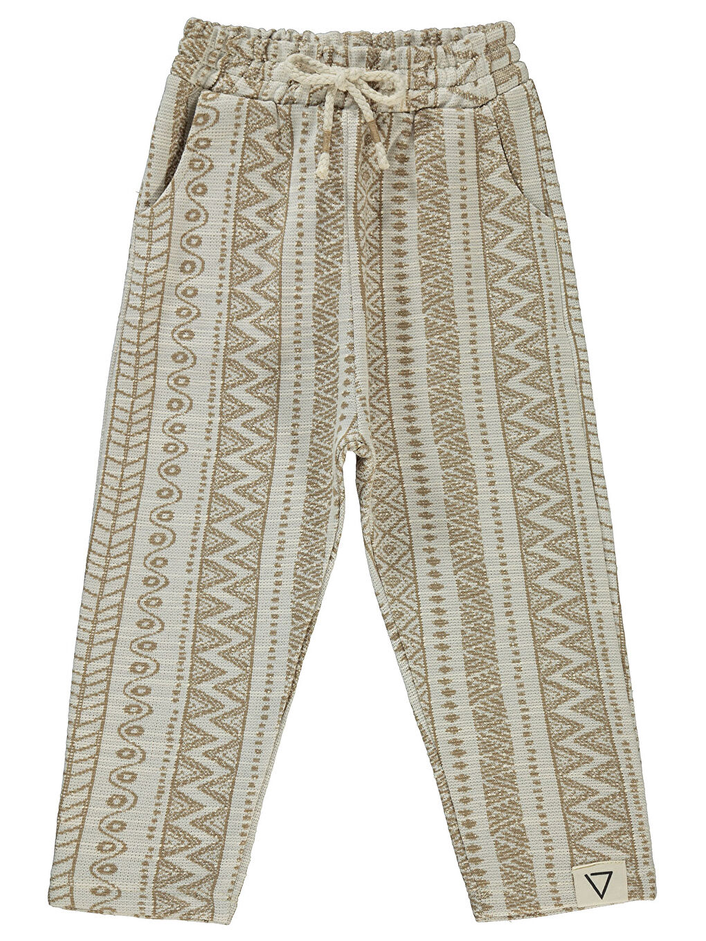 Bej Boys Erkek Çocuk Eşofman Altı 2-5 Yaş Taş Rengi