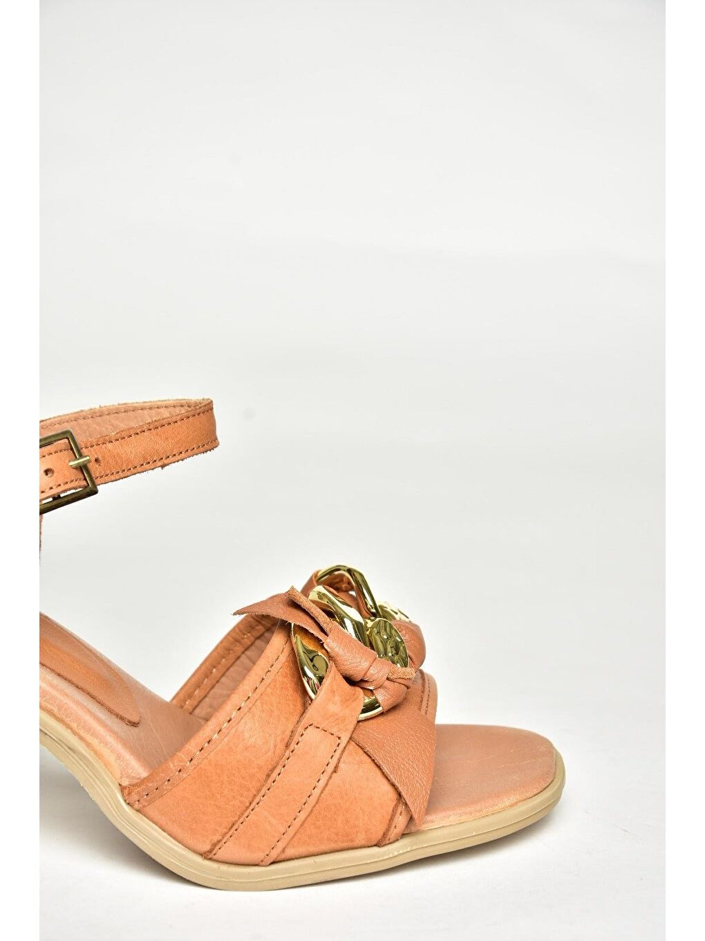 Kahverengi Taba Kadın Topuklu Ayakkabı U5550208-2