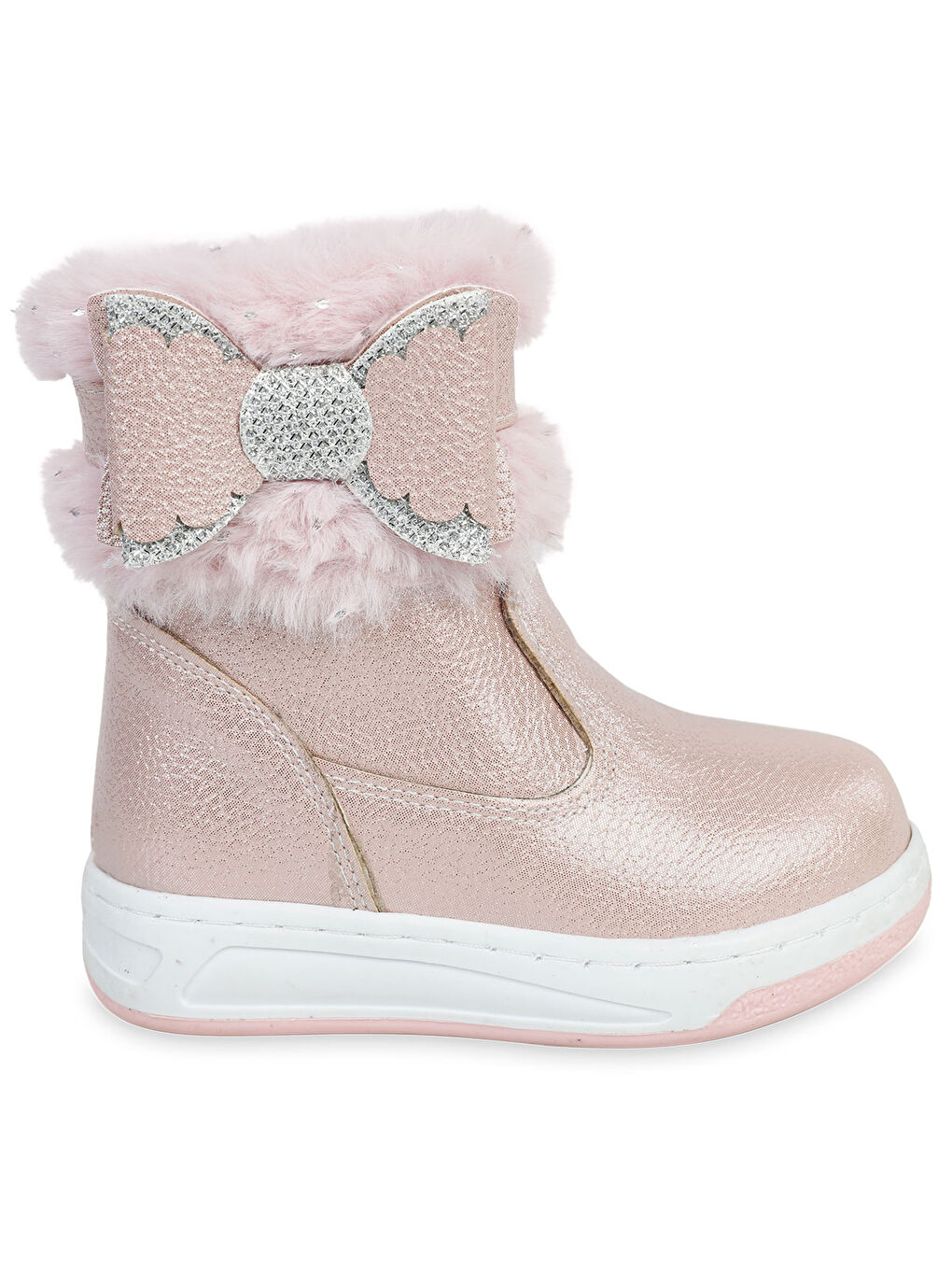 Pembe Boots Kız Çocuk Bot 21-25 Numara Pudra