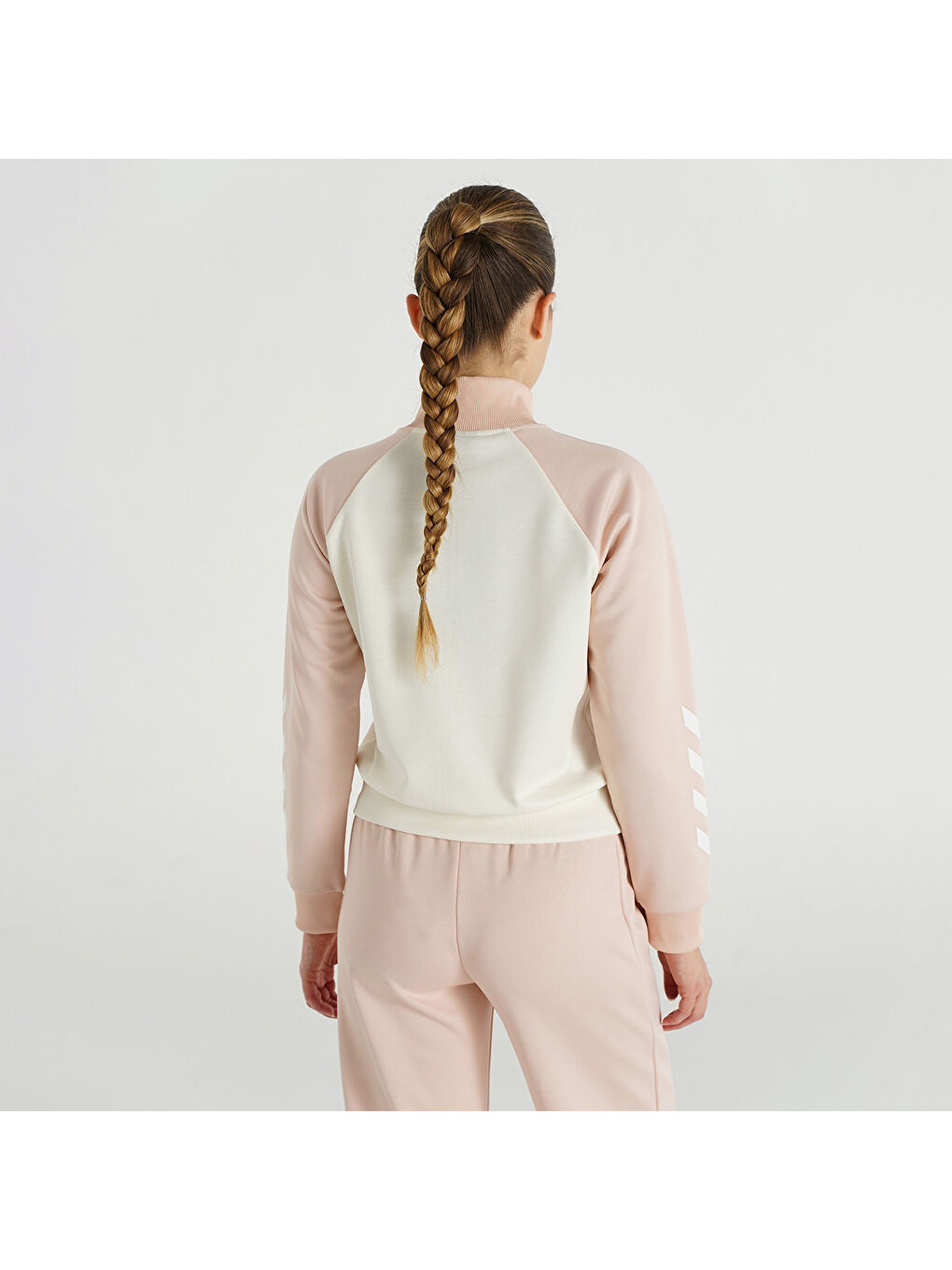 Genes Kadın Pembe Dik Yaka Ceket-1