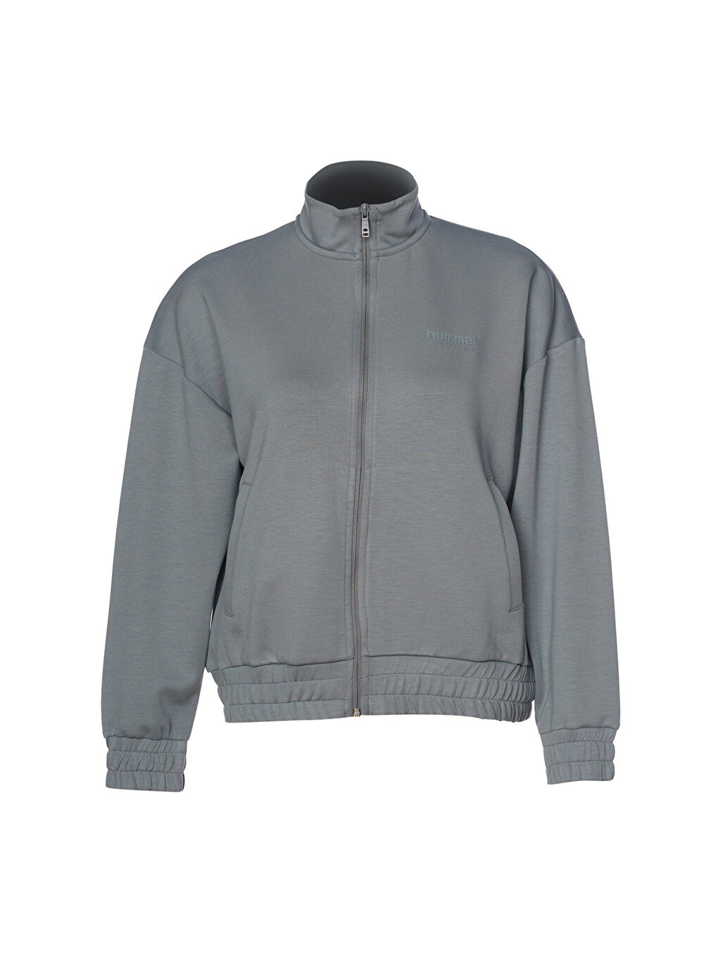 Sabrina Kadın Gri Dik Yaka Ceket-3