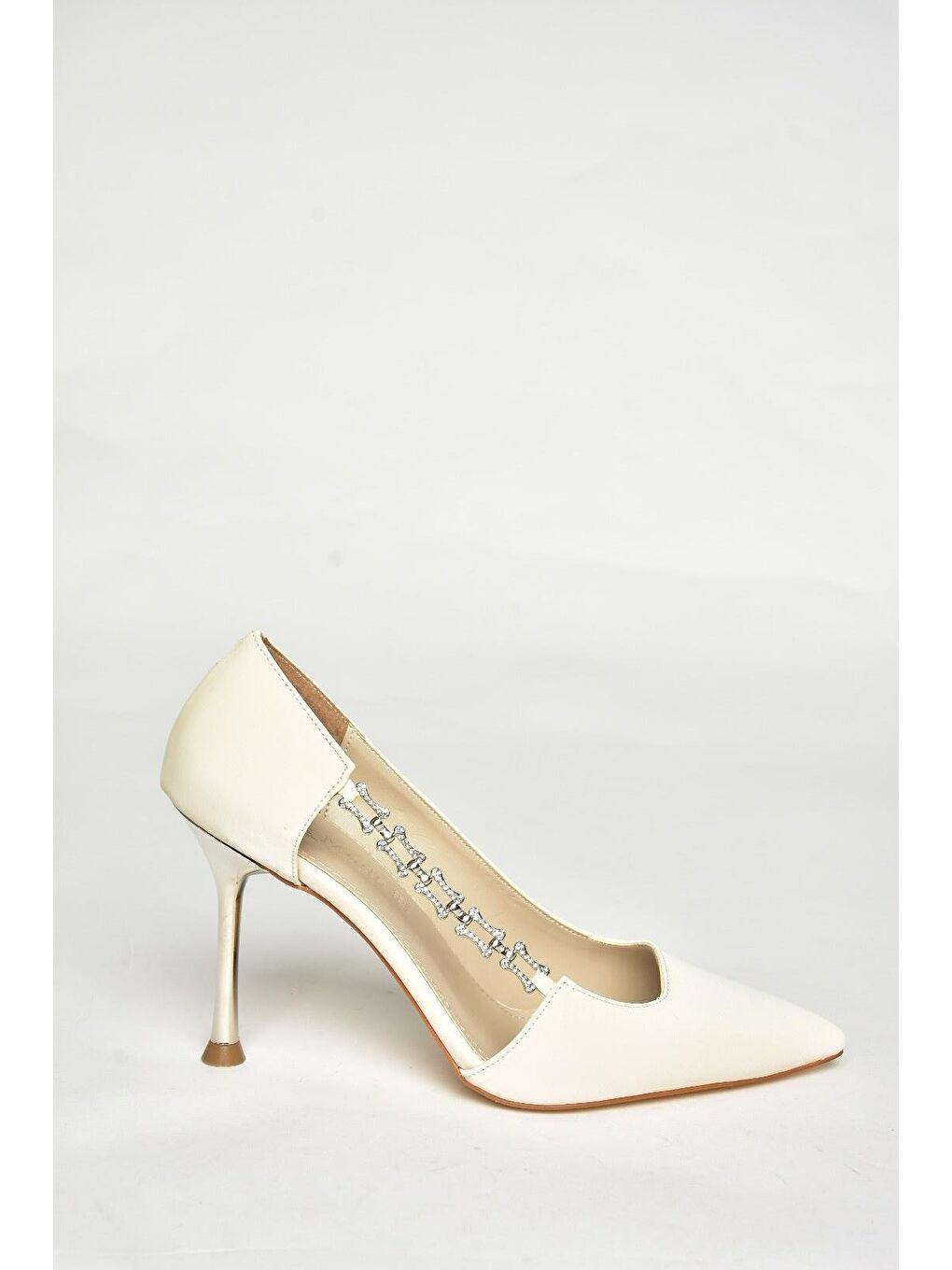 Bej Ten Kadın Topuklu Ayakkabı U8209915-1