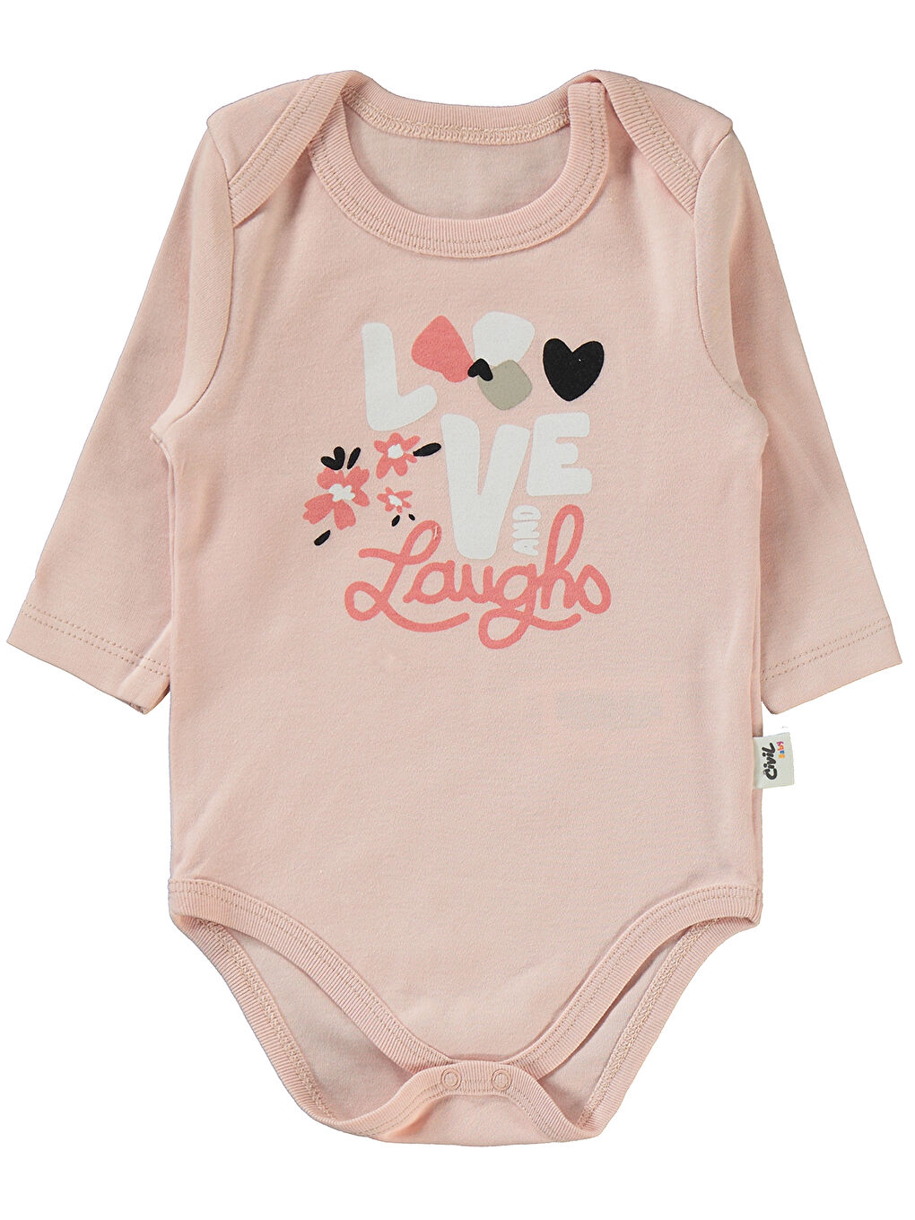 Pembe Baby Kız Bebek 3'lü Takım 6-18 Ay Pudra-2