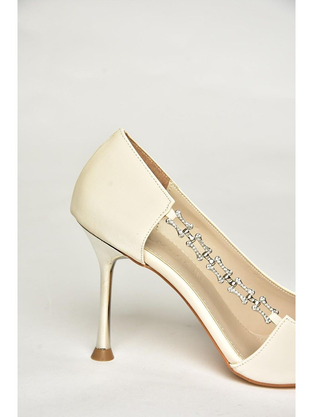 Bej Ten Kadın Topuklu Ayakkabı U8209915-2