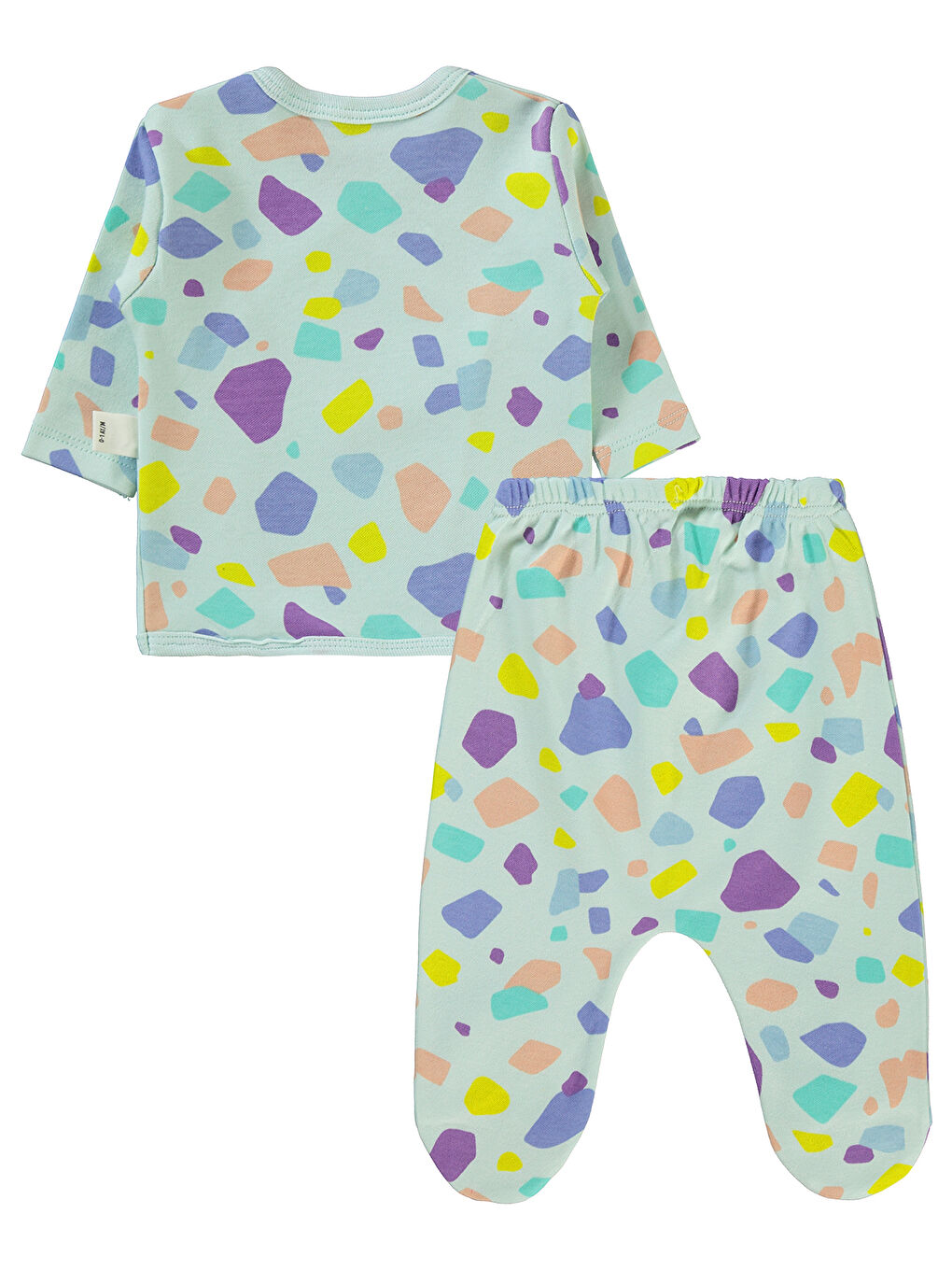 Yeşil Baby Kız Bebek Zıbın Takımları Mint-1