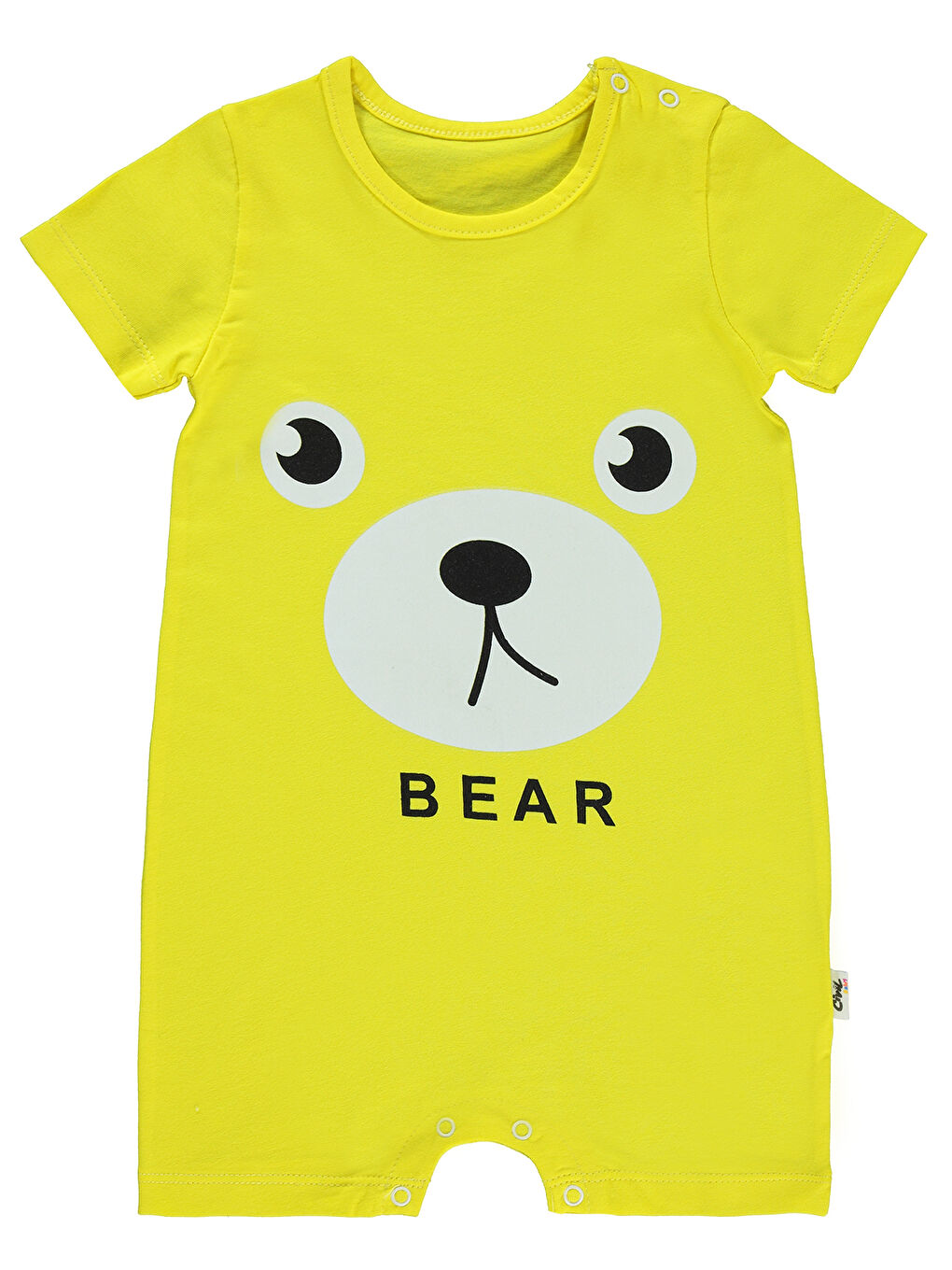 Baby Erkek Bebek Patiksiz Tulum 6-18 Ay Sarı