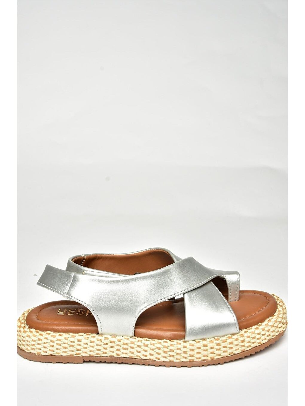 Gri Gümüş Kadın Sandalet U9732645-1