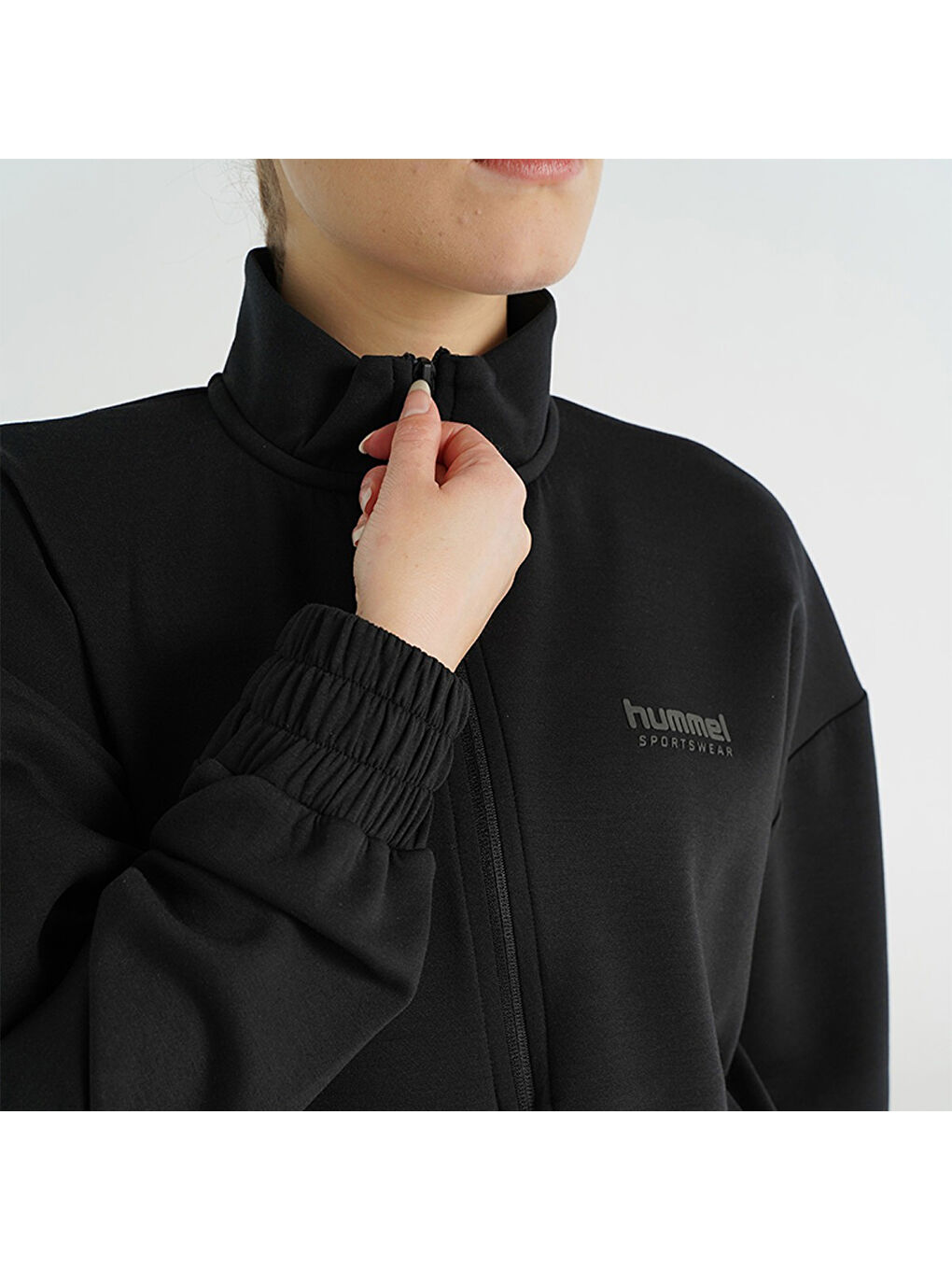 Sabrina Kadın Siyah Dik Yaka Ceket-2