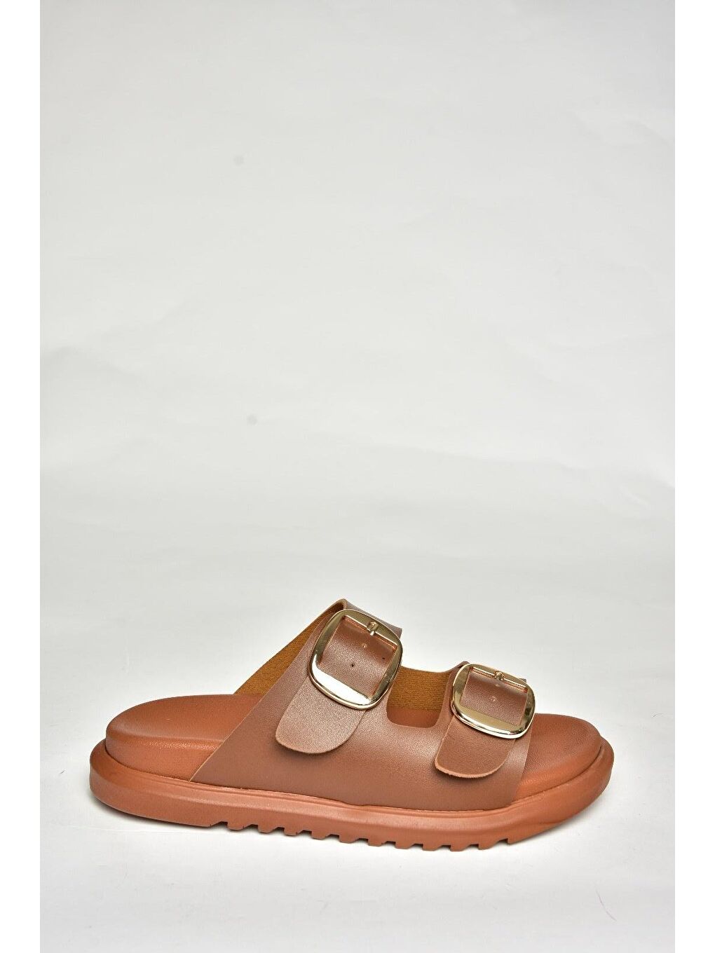 Kahverengi Taba Kadın Terlik U7250421-1