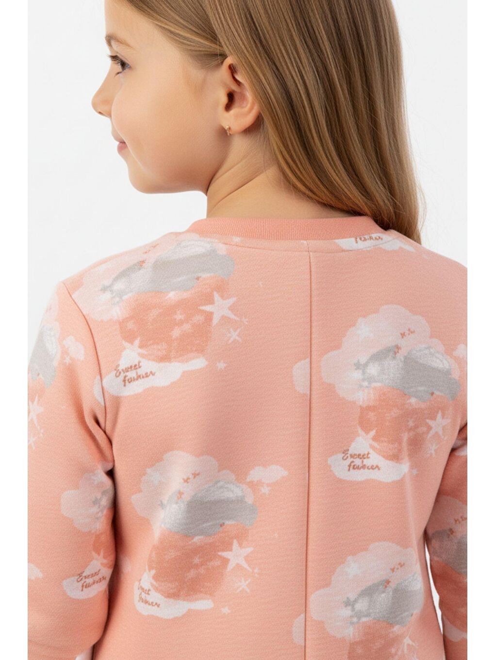 Pembe Kız Çocuk Elyaf Dolgulu Premium Kalite 2 Tog Desenli Uyku Tulumu-3