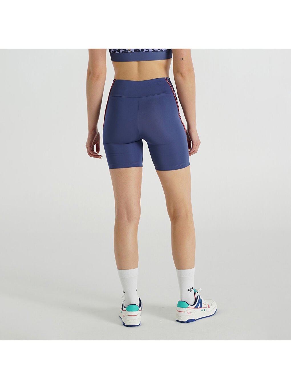 Gale Biker Kadın Mor Tayt-1