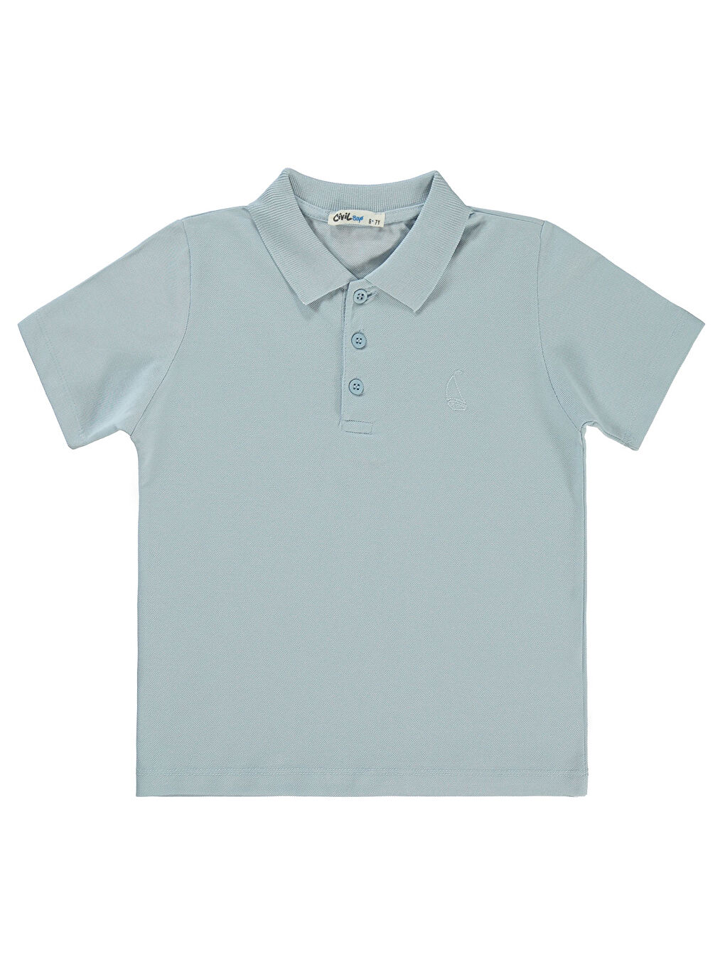 Boys Erkek Çocuk Tişört 6-9 Yaş Buz Mavi