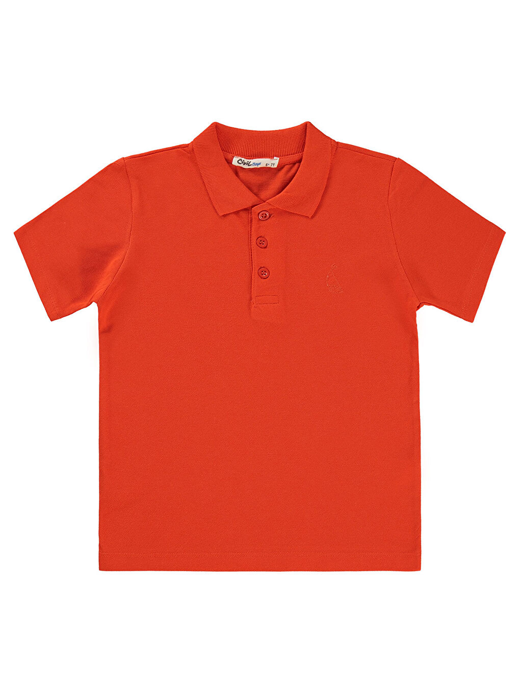 Kırmızı Boys Erkek Çocuk Tişört 6-9 Yaş Nar