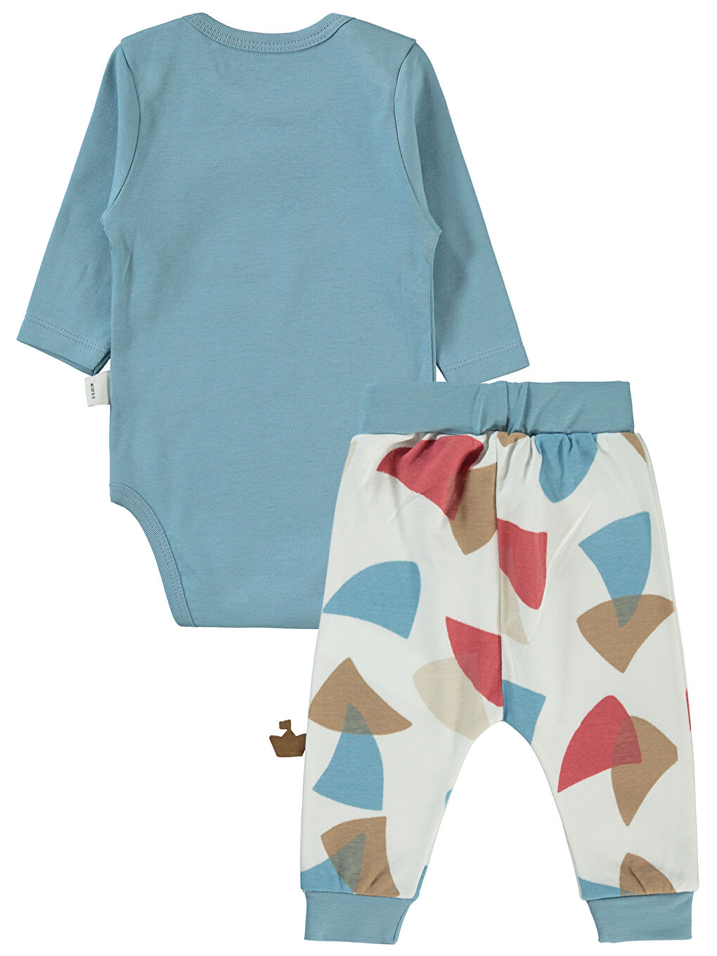 Baby Erkek Bebek 3'lü Takım 6-18 Ay Mavi-1