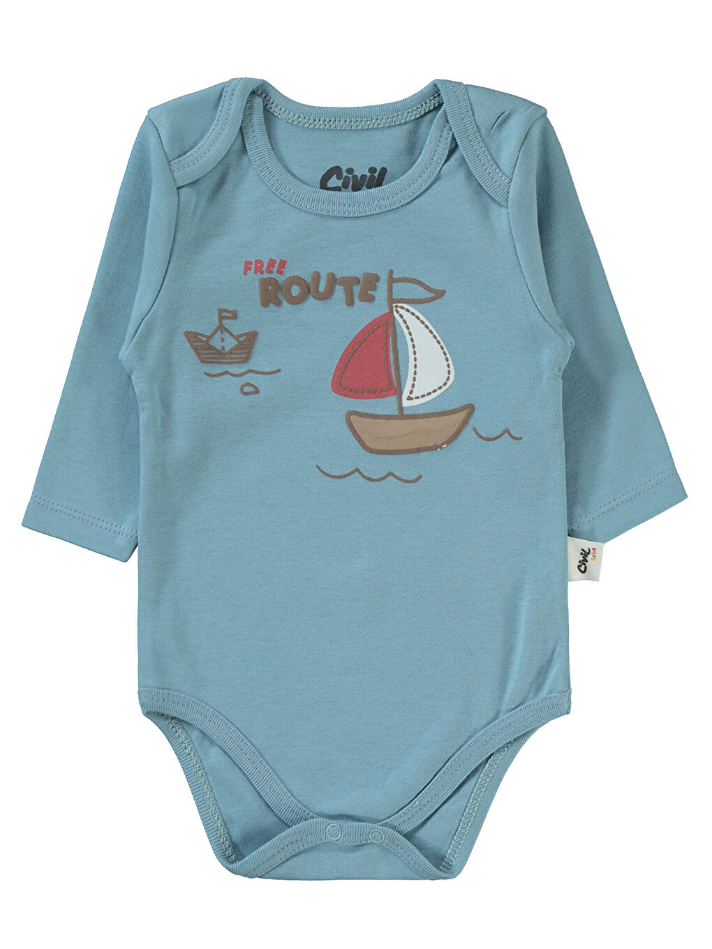 Baby Erkek Bebek 3'lü Takım 6-18 Ay Mavi-2