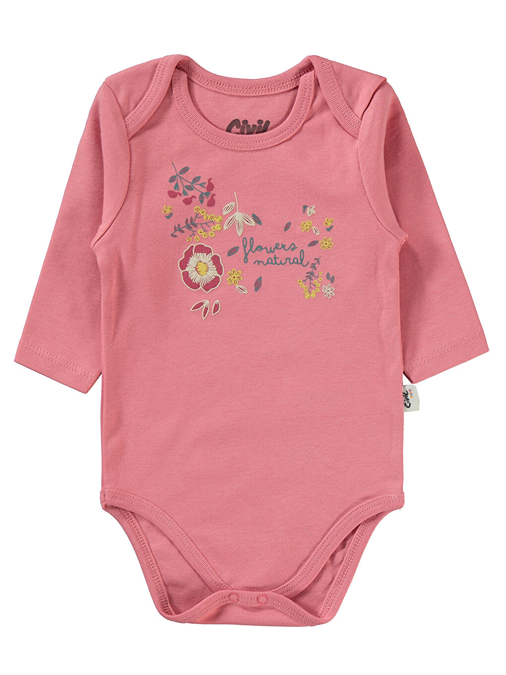 Pembe Baby Kız Bebek 3'lü Takım 6-18 Ay Gül-2