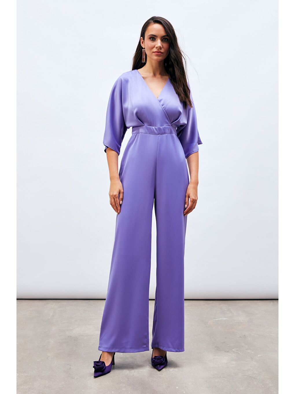 Kruvaze Salaş Tulum - Lila-3