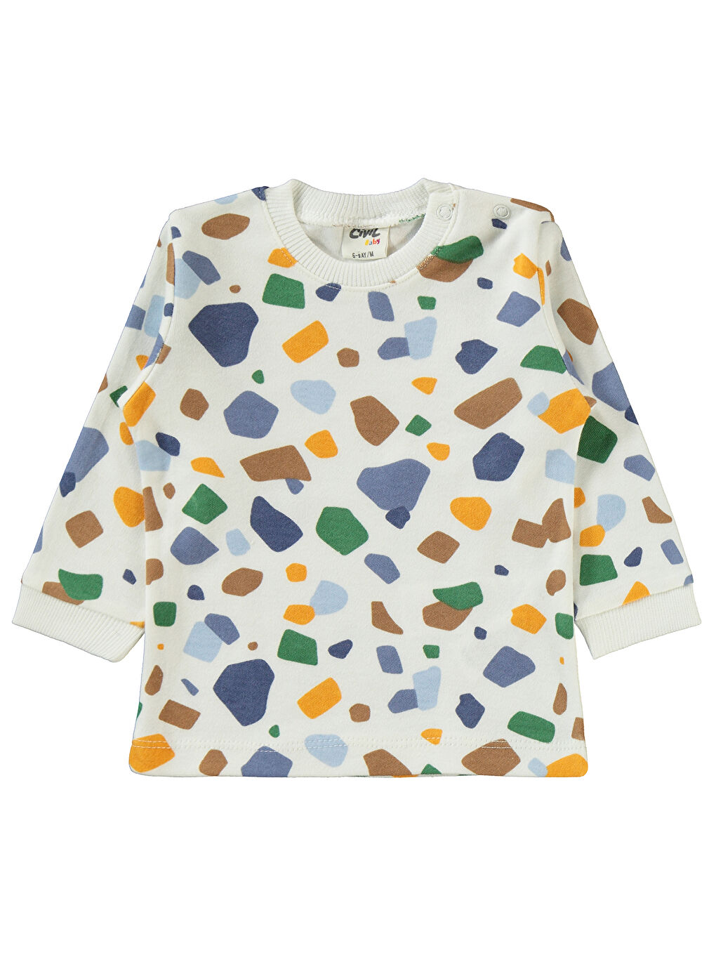 Baby Erkek Bebek Patiksiz Takım 6-18 Ay Ekru-2